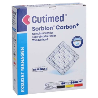 Cutimed Sorbion Carbon Wound Dressing 15x15 cm 12 pcs.