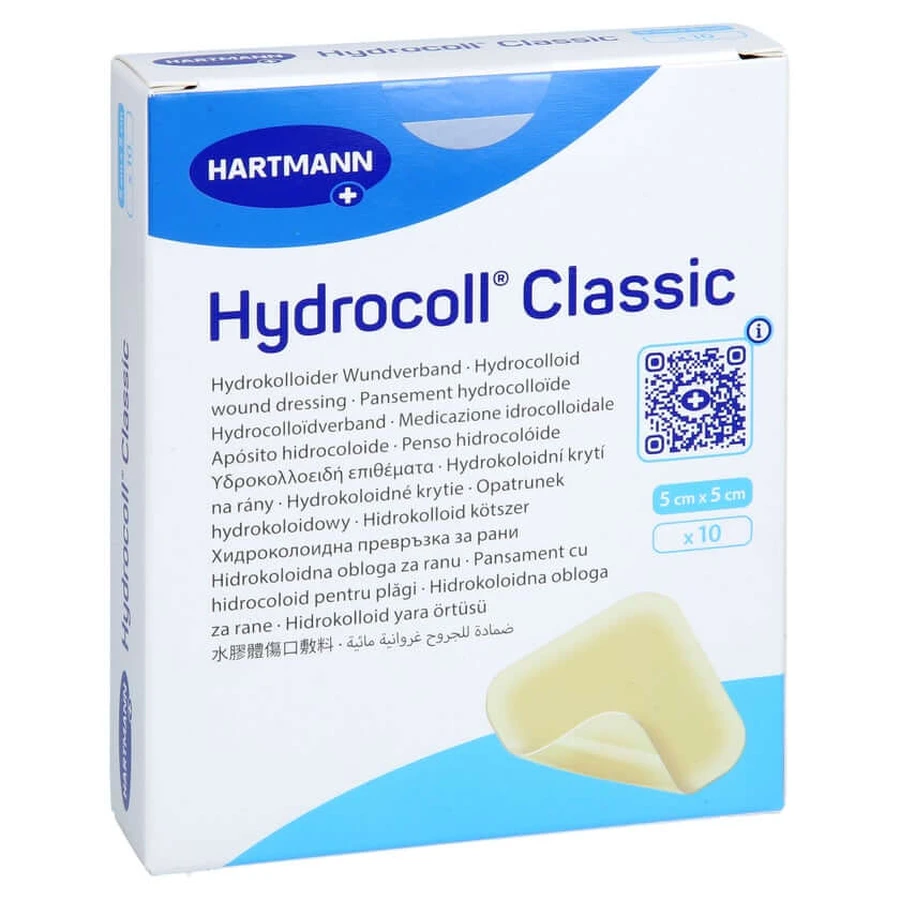 Hydrocoll Classic Wound Dressing 5x5 Cm 10 pcs.