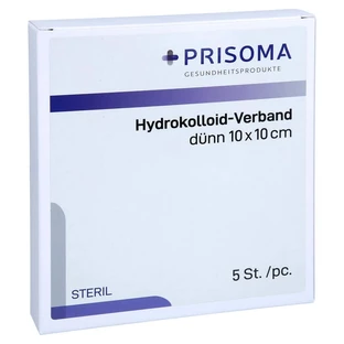 Hydrocolloid dressing thin 10x10 cm 5 pcs