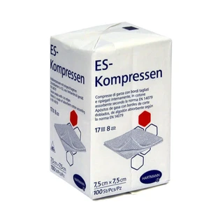 Es-kompressen Unsteril 7,5x7,5 cm 8fach 100 St