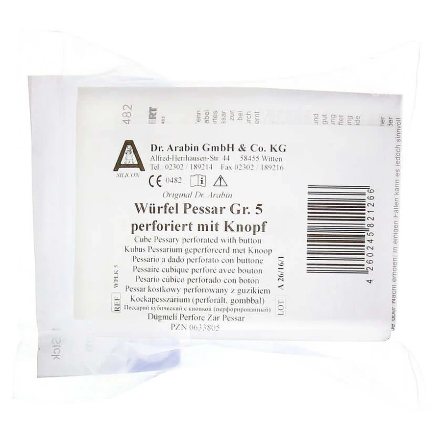 Arabin cube pessary perforated 45 mm Gr 1 pc