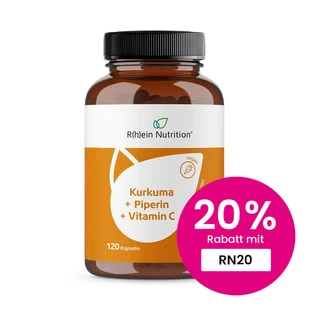 Kurkuma 95% Curcumine+piperine+vitamine C Vegan Caps. 120 capsules.
