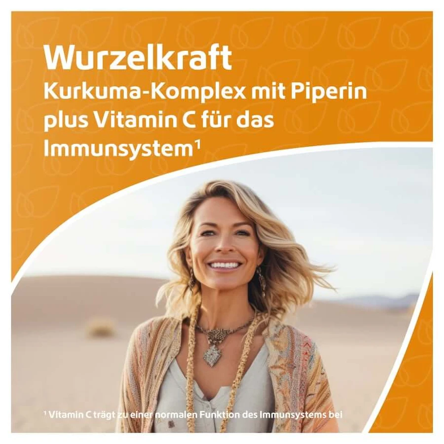 Kurkuma 95% Curcumine+piperine+vitamine C Vegan Caps. 120 capsules.