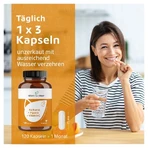 Kurkuma 95% Curcumine+piperine+vitamine C Vegan Caps. 120 capsules.