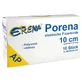 Porena elastisch gaasverband 10 cm wit zonder cel 10 st.