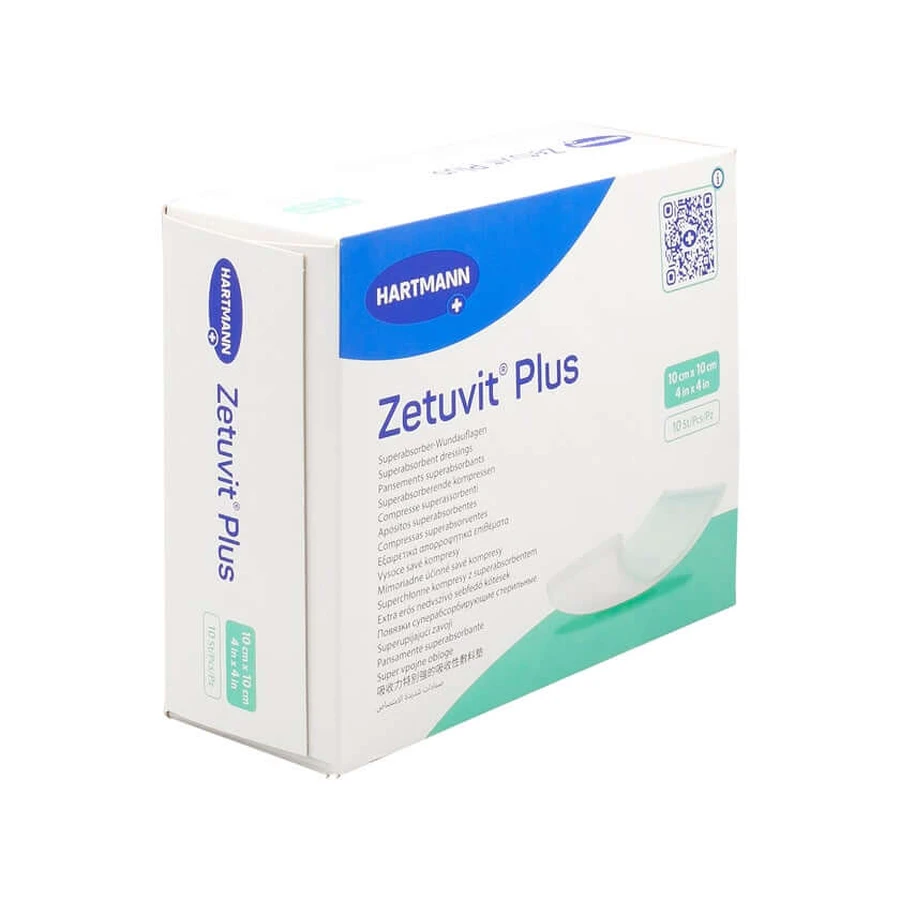 Zetuvit Plus compresse absorbante extra forte stérile 10 pcs.