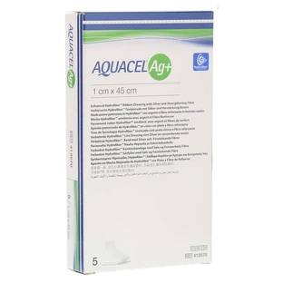 Aquacel Ag+ 1x45 cm Tamponades 5 pcs
