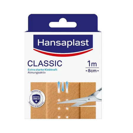 Hansaplast Classic plaster 8cm x1 m 1 pc