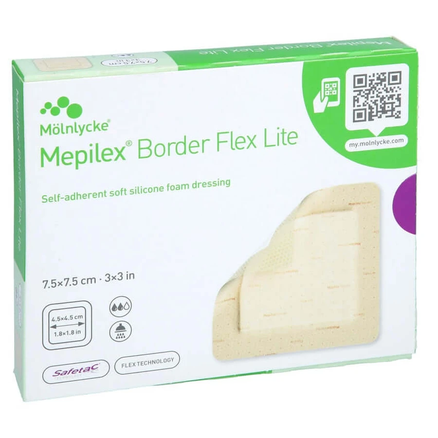 Mepilex Border Flex Lite foam dressing 7 5 pcs.