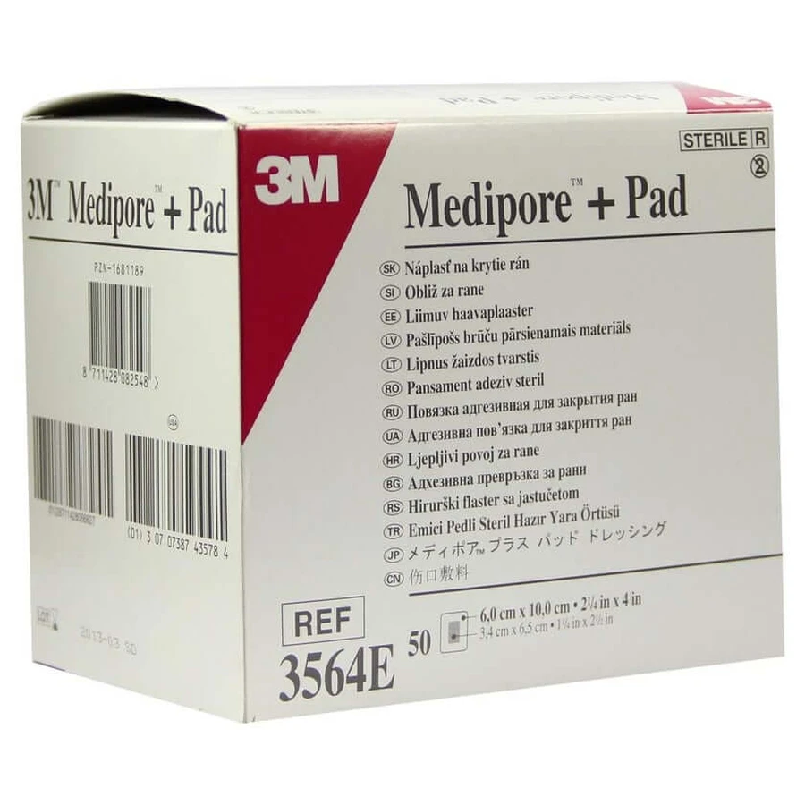 Medipore Plus Pad 3564E apósito estéril 50 uds.