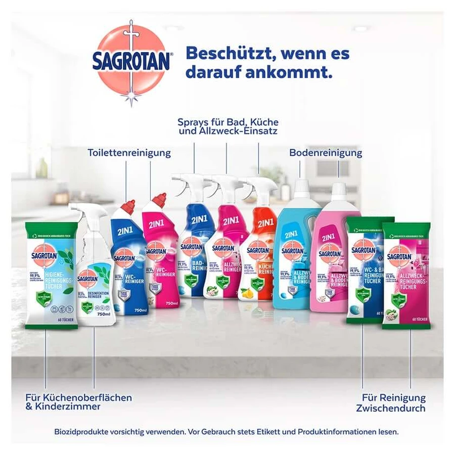 SAGROTAN Desinfektions-Reiniger 500 ml
