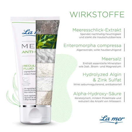 La mer MED+ FLUIDO REGULADOR ANTI-ROZ sin perfume 50 ml