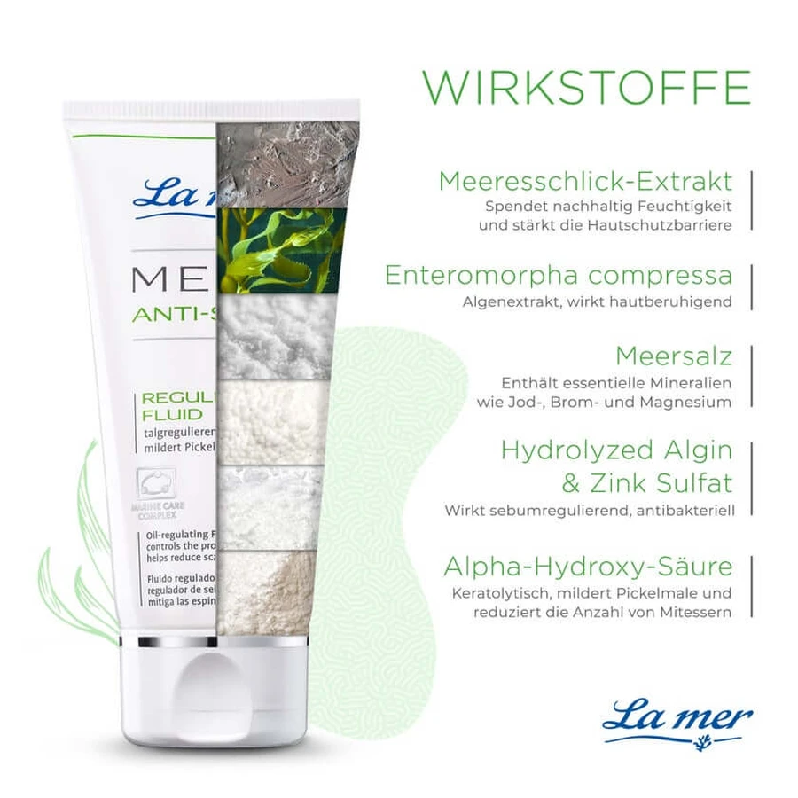 La mer MED+ FLUIDO REGULADOR ANTI-ROZ sin perfume 50 ml