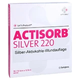 Actisorb 220 Argento 10,5x10,5 cm sterile 10 pz.