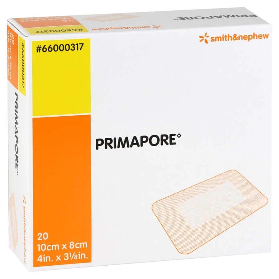 Primapore 8x10 cm steriel wondverband 20 st.