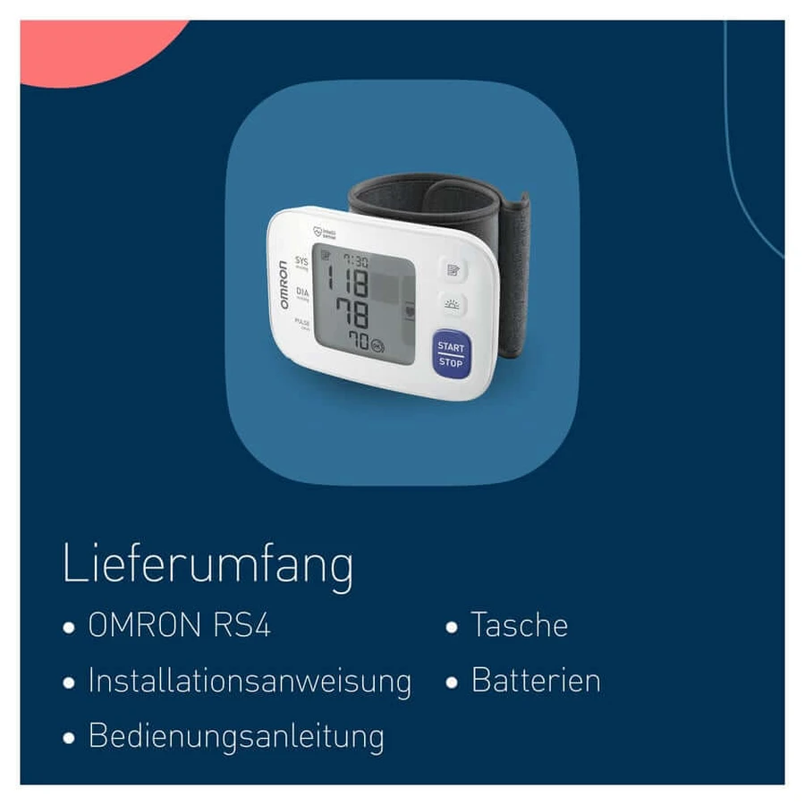 OMRON RS4 Tensiomètre automatique au poignet 1 pc