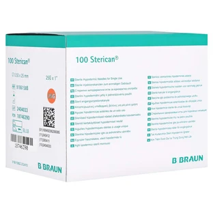 Sterican disposable cannula 25 G 25 Mm 100 pcs