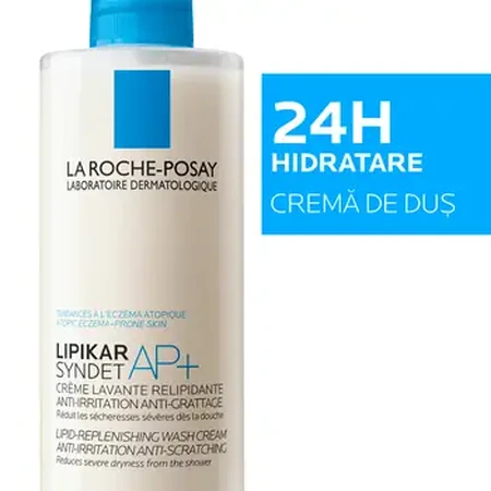 La Roche-Posay Lipikar Syndet AP+ anti-irritation cream wash for sensitive skin, 400 ml, 