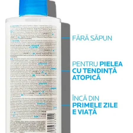 La Roche-Posay Lipikar Syndet AP+ anti-irritation cream wash for sensitive skin, 400 ml, 