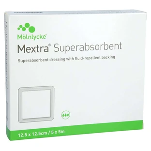 Mextra Superabsorberend Verband 12,5x12,5 10 st.