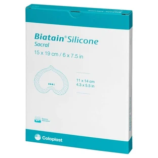 Biatain Siliconen schuimverband heiligbeen klein 5 stuks