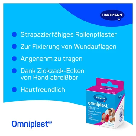 Omniplast fixation plaster textile thread 2.5 c 1 pc