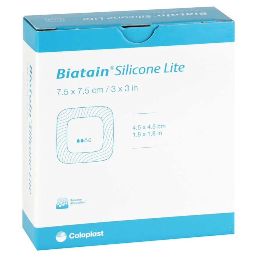 Biatain Silicone Lite schuimverband 7,5x 10 st.