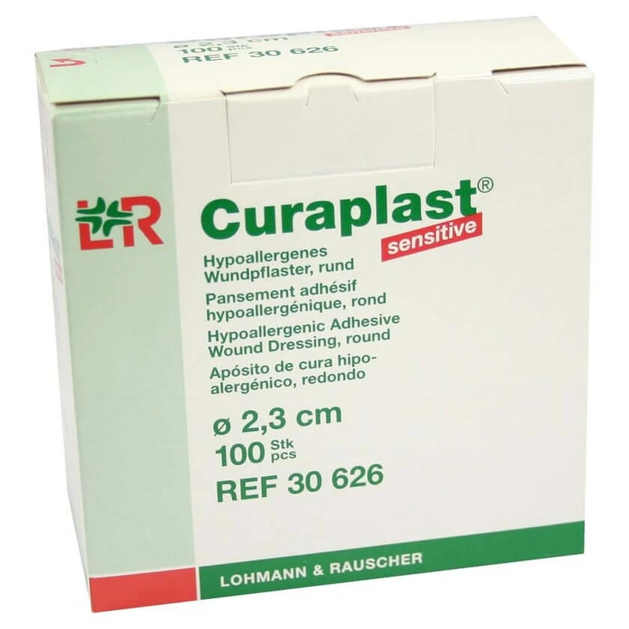 Curaplast Strips Sensitive round 23 mm 100 pcs.