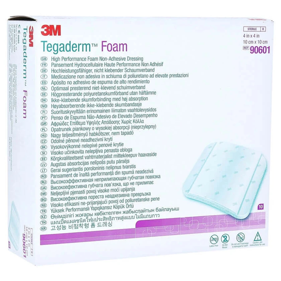 Tegaderm 3M Foam n.adhesive 10x10 cm 9060 10 pcs.