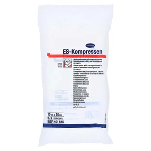 Es-compresses stériles 10x20 cm 8 plis 5X2 pcs.