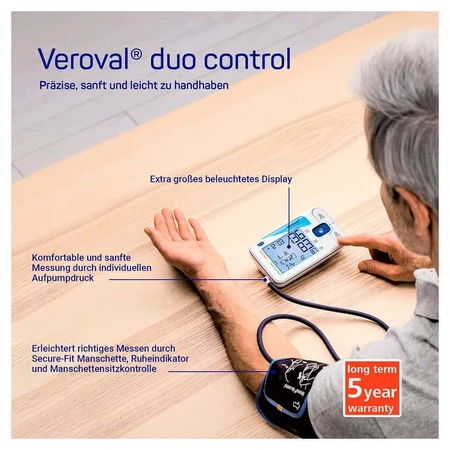 Veroval duo Control upper arm blood pressure monitor 1 pc
