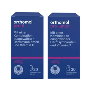 Orthomol pro 6 + Orthomol pro Junior 1 Set