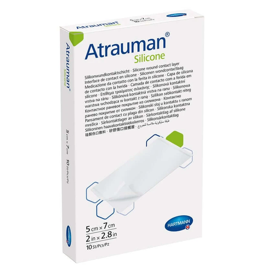 Atrauman Silicone 5 x 7 cm 10 St