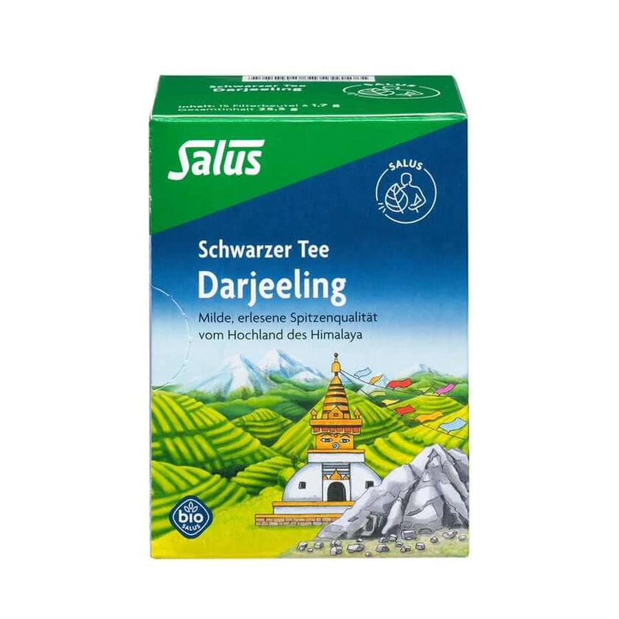 Darjeeling Schwarzer Tee Bio Salus Filte 15 St
