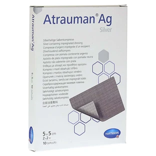 Compresses stériles Atrauman Ag 5x5 cm 10 pcs.