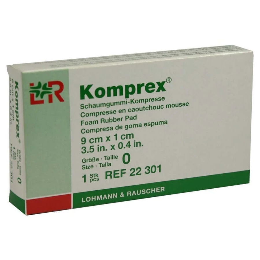 Komprex espuma de goma comprime tamaño 0 1 pc