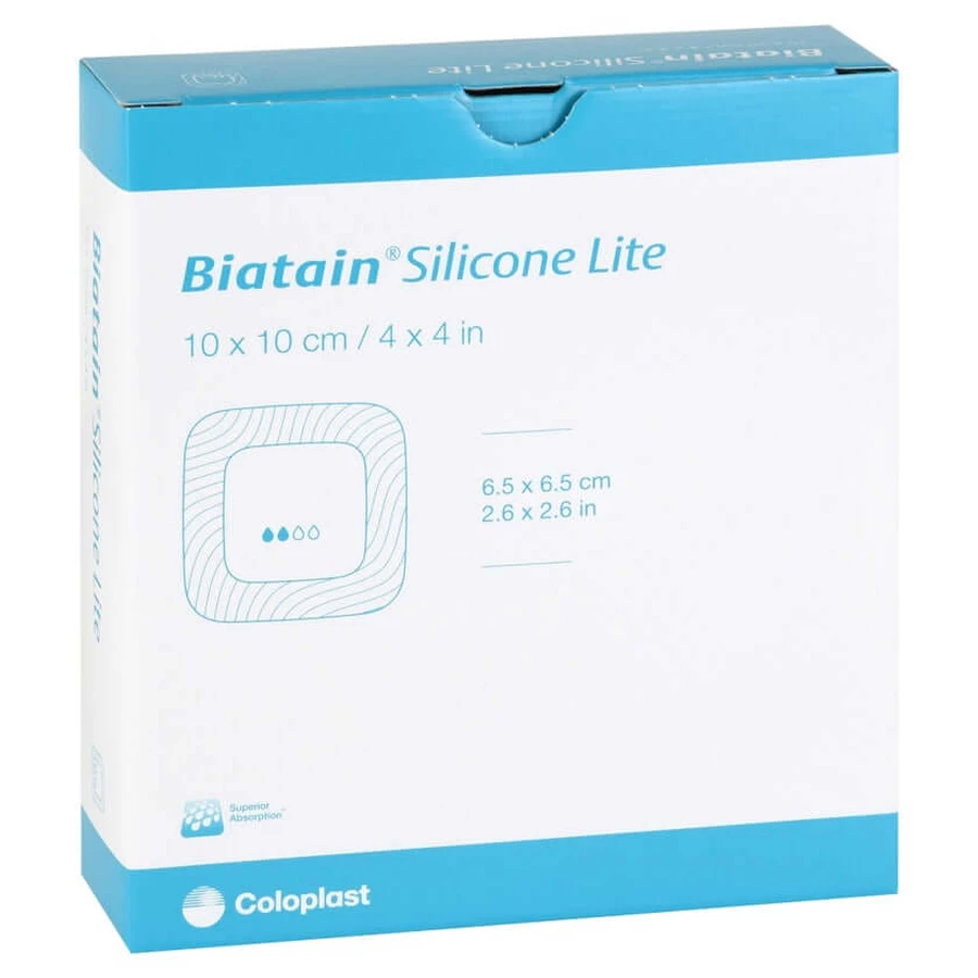 Pansement en mousse Biatain Silicone Lite 10x1 10 pcs