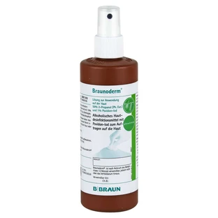 Braunoderm solution spray bottle 250 ml