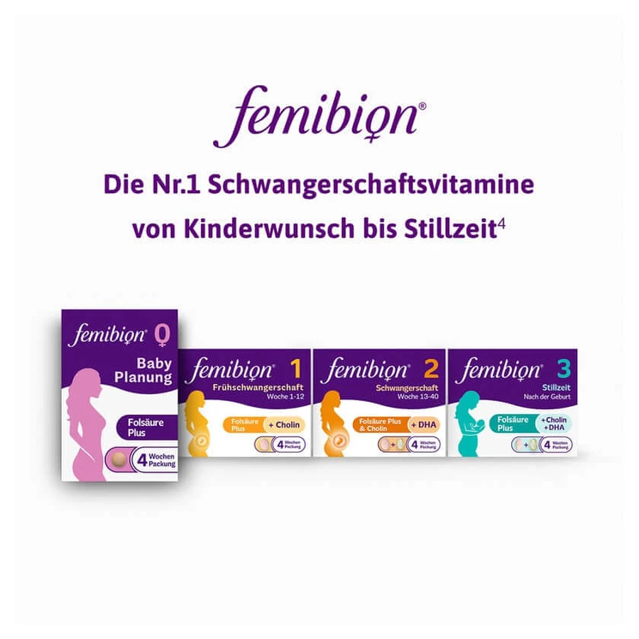 Femibion 0 dubbele verpakking 2x56 stuks