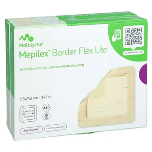 Mepilex Border Flex Lite Foam Bandage 7,5x7,5 cm 10 st.