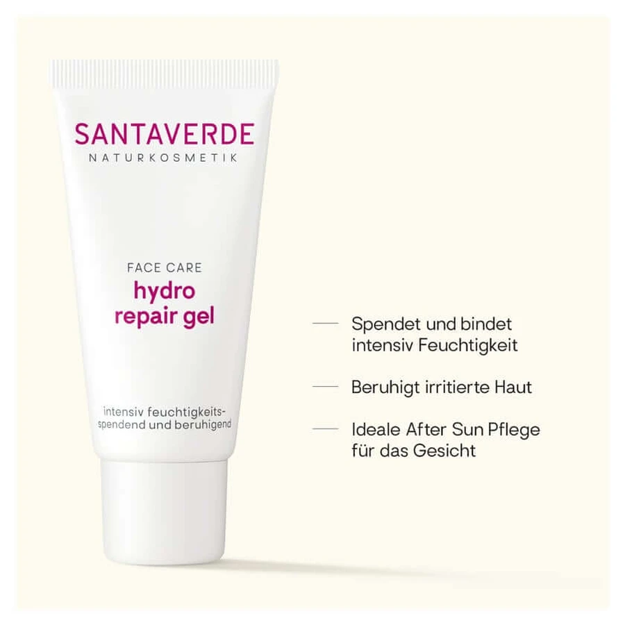 SANTAVERDE gel hydro réparateur à l'aloe vera 30 ml