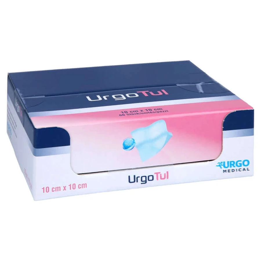 Urgotül wondgaasdispenser 10x10 cm 60 stuks.