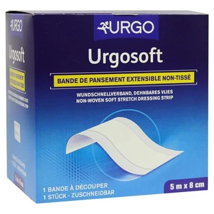 Urgosoft pleister 8 cmx5 m dispenser 1 st