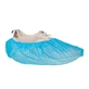 Surchaussures jetables en plastique bleu 10 pcs