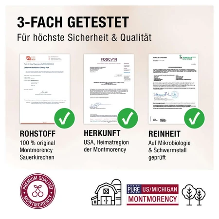 Original Montmorency Sauerkirschen Kapseln – Cherry PLUS® 180 St
