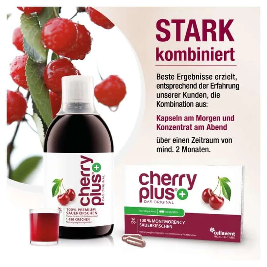 Original Montmorency Sauerkirschen Kapseln – Cherry PLUS® 180 St