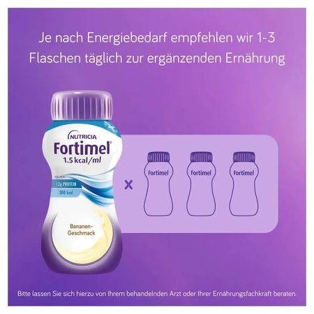 Fortimel 1,5 kcal Plátano 4X200 ml