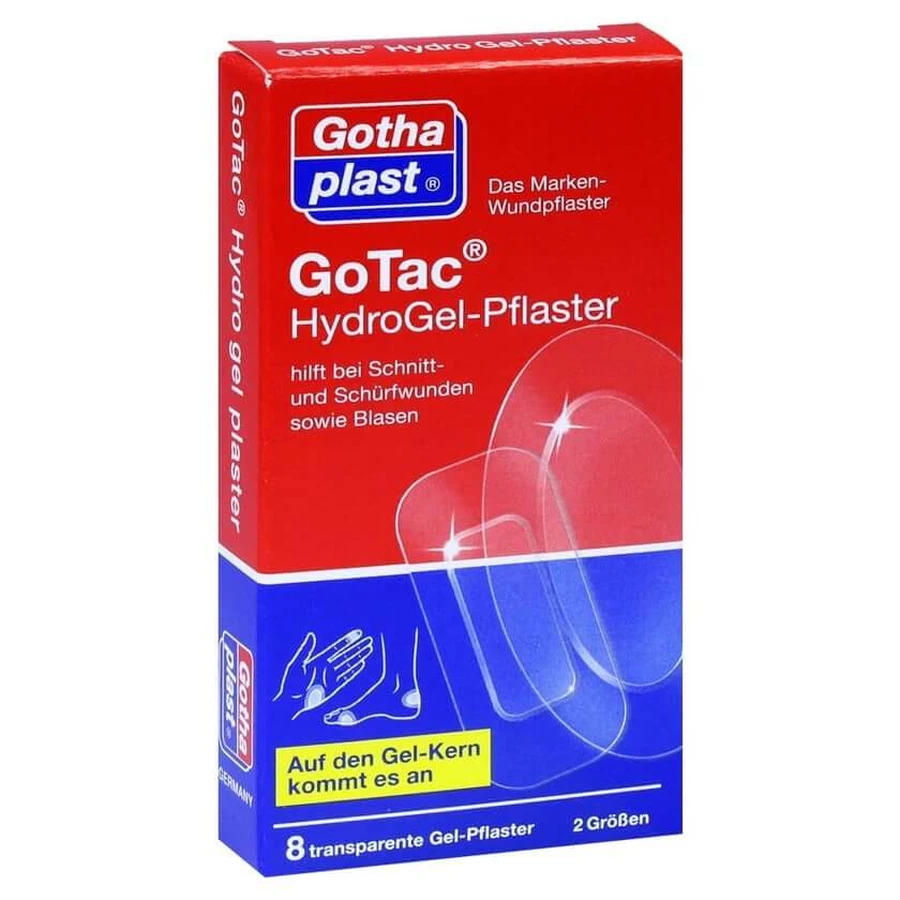 Gotac Hydro Gel Plaster 2 sizes 8 pcs