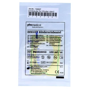 Bolsa de orina estéril para niños 100 ml 1 ud.