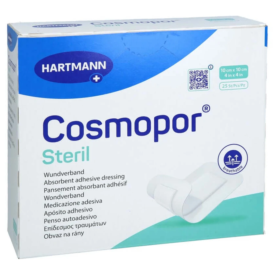 Cosmopor Steril Wundverband 10x10 cm 25 St